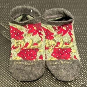 Pure Barre Socks-size Small -Green Floral
